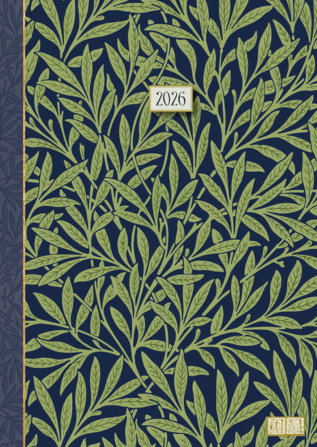 William Morris Willow Bough 2026 A5 Padded Diary