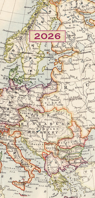 Antique Maps 2026 Pocket Diary