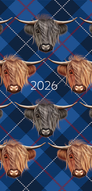 Highland Cows 2026 Pocket Diary