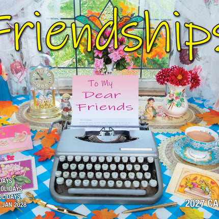 Friendships 2027 Rectangle Wall Calendar 13 Months Planner Celebrate Bonds Gift image 1