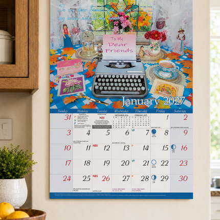 Friendships 2027 Rectangle Wall Calendar 13 Months Planner Celebrate Bonds Gift image 4