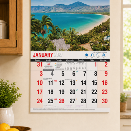 Beautiful Australia - 2027 Rectangle Wall Calendar 16 Months Scenic Landscapes image 4