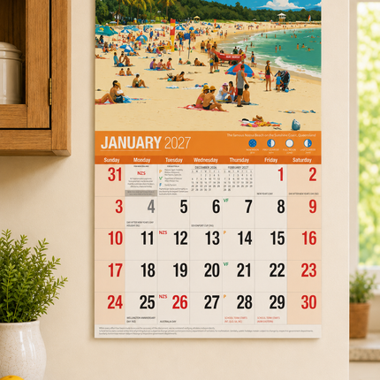 Icons of Australia - 2027 Rectangle Wall Calendar 16 Months Famous Landmarks image 4