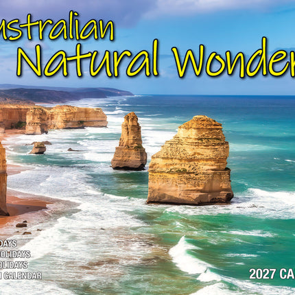 Australian Natural Wonders 2027 Rectangle Wall Calendar 16 Months Planner Photos image 1