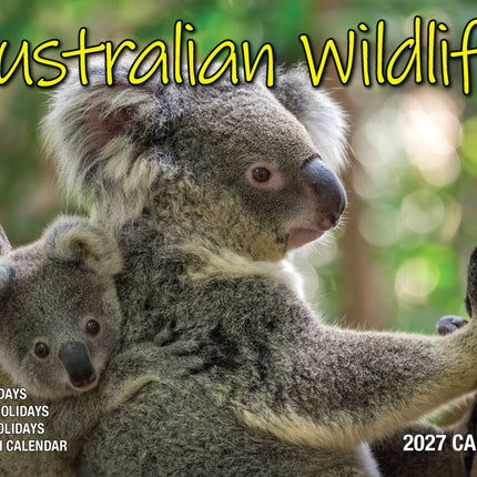 Australian Wildlife - 2027 Rectangle Wall Calendar 16 Months Animal Photography image 1