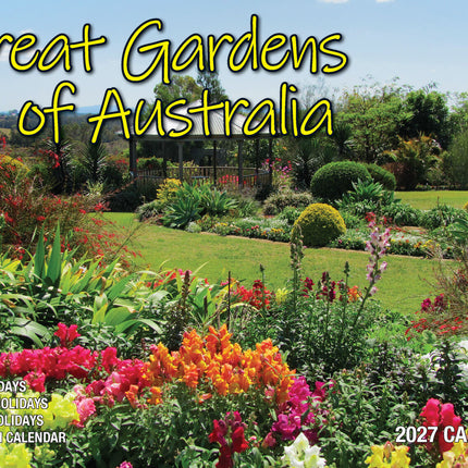 Great Gardens - 2027 Rectangle Wall Calendar 16 Months Beautiful Garden Photos image 1