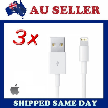 5x Apple Lightning Data Cable Charger Compatible with iPad iPhone 5 S C 6 7 PLUS - Zmart Australia