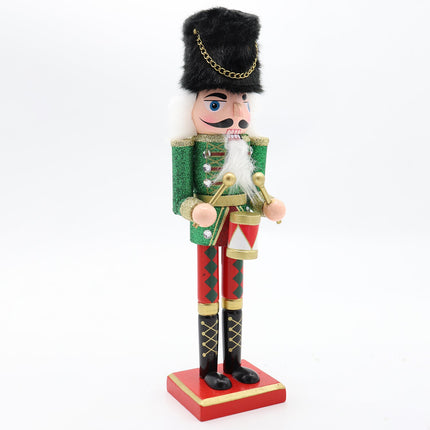 30cm 12" Christmas Wooden Nutcracker Soldier Puppet Guard Statue Xmas Ornament - Zmart Australia