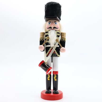 30cm 12" Christmas Wooden Nutcracker Soldier Puppet Guard Statue Xmas Ornament - Zmart Australia