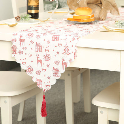 35x180cm New Christmas Table Runner Cloth Tableware Xmas Dining Party Decoration - Zmart Australia