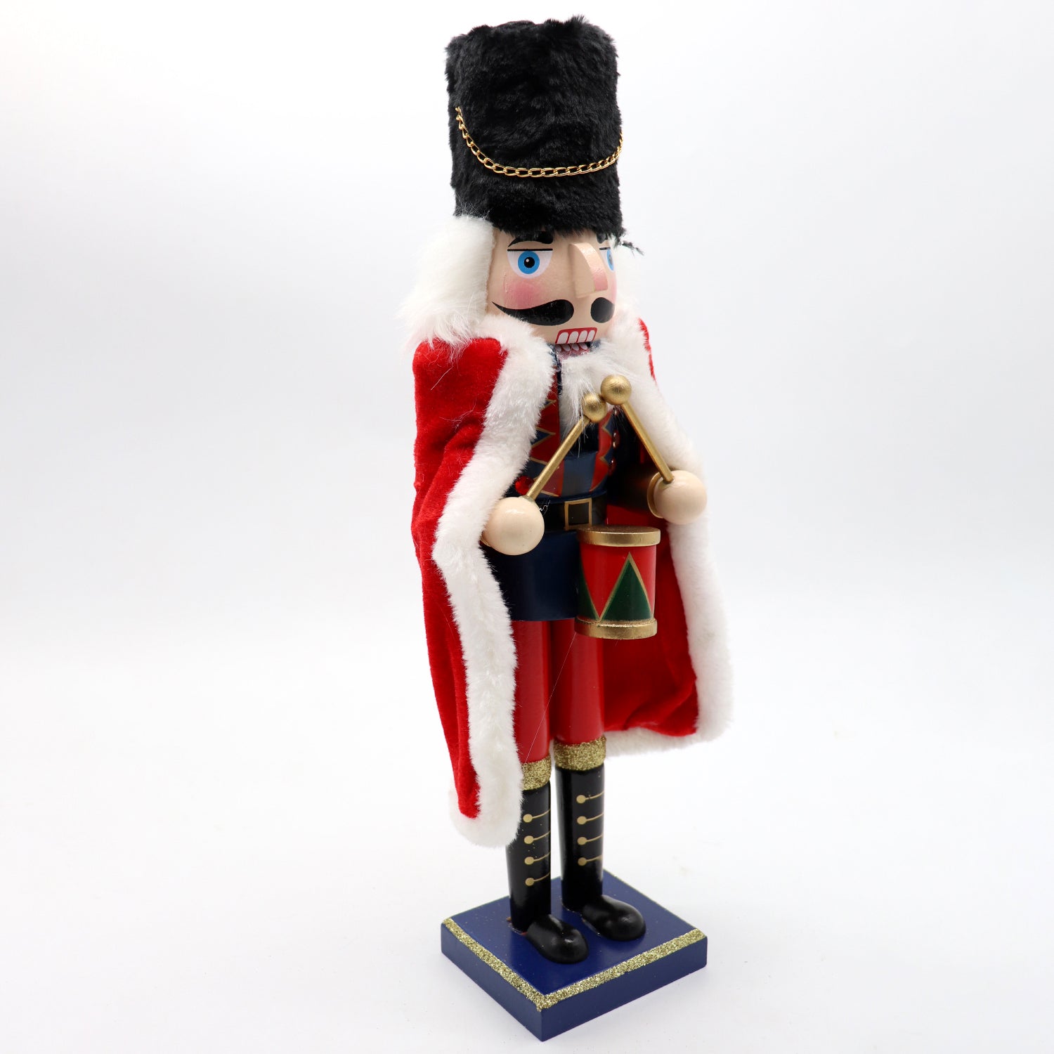 Guard Puppet 38cm 15 Inch Christmas Wooden Nutcracker Soldier Puppet Guard Statue ...