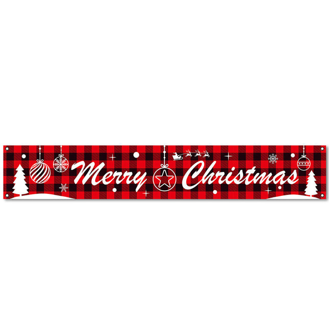 3m Large Christmas Hanging Banner Sign Bunting Party Ornament Outdoor Home Decor - Zmart Australia