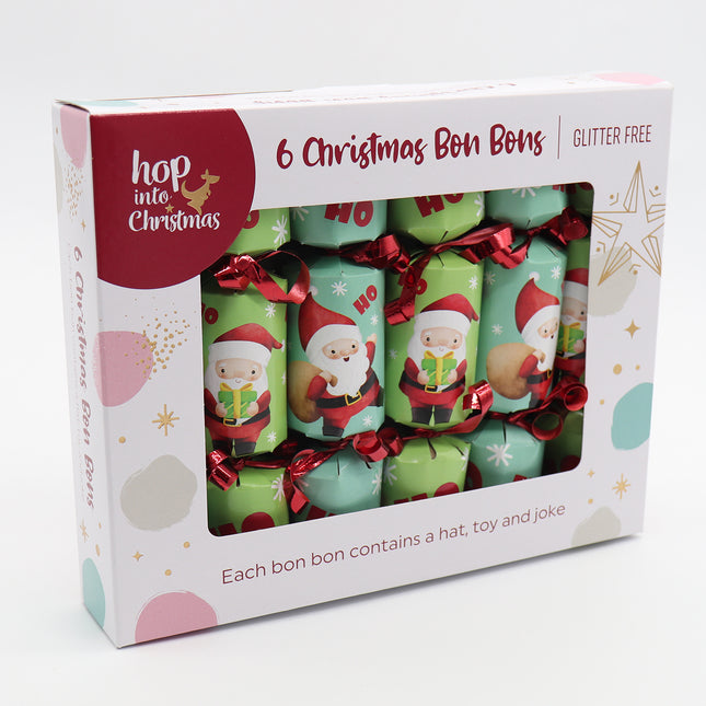 6 Pack Christmas Bon Bon Set Xmas Holly Berries Luxury Premium Crackers Gift Toy