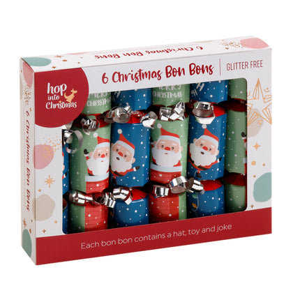 6 Pack Christmas Bon Bon Set Xmas Holly Berries Luxury Premium Crackers Gift Toy