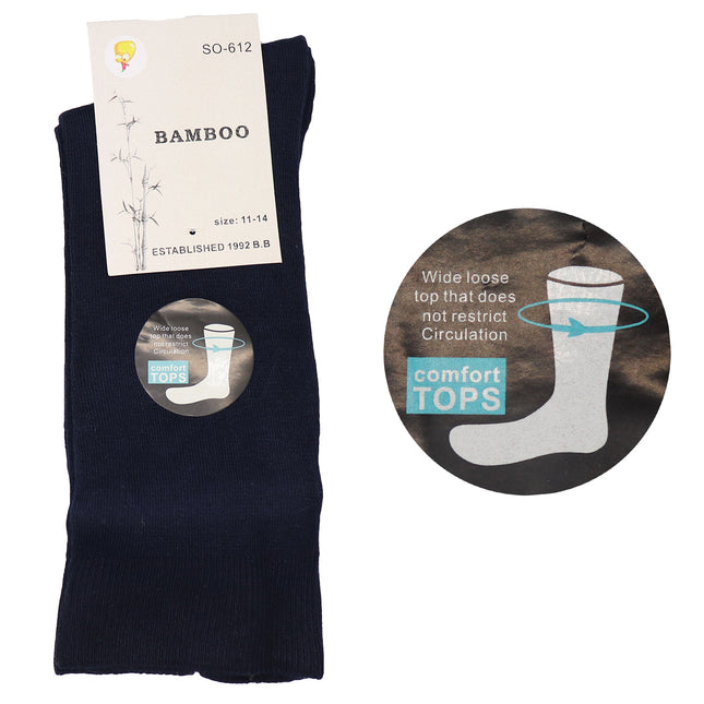 6 Pk Mens Non Elastic Loose Top Bamboo Socks - Foto 5