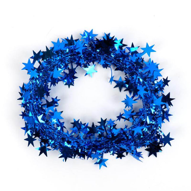 7.5M Christmas Hanging Star Pine Tree Garland Rattan Xmas Party Wedding Ornament - Zmart Australia