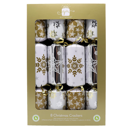 6-8 Pack Christmas Premium Bon Bon Luxury Crackers Xmas Holly & Berries Set Gift