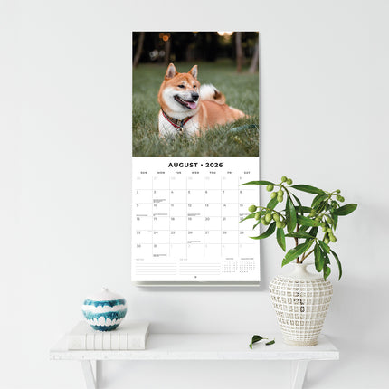 Adorable Dogs 2026 Premium Square Wall Calendar