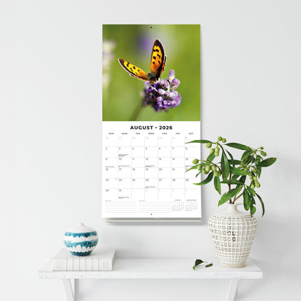 Butterflies 2026 Premium Square Wall Calendar