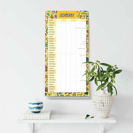 School Planner 2026 Premium Square Wall Calendar
