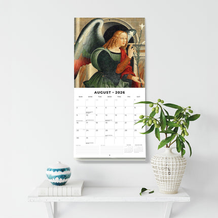 Angels 2026 Premium Square Wall Calendar