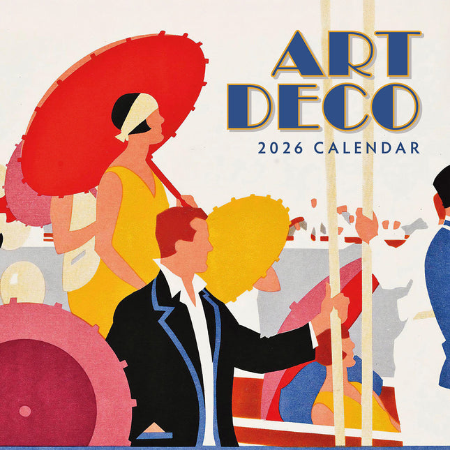 Art Deco 2026 Premium Square Wall Calendar