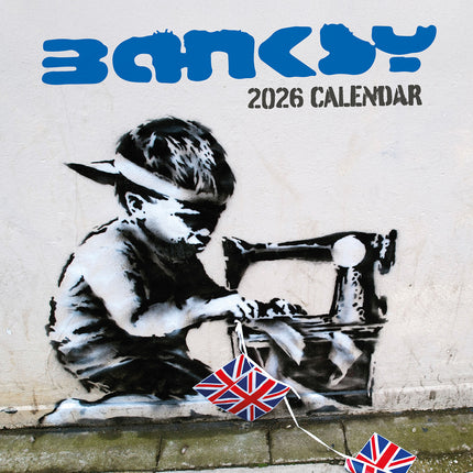 Banksy 2026 Premium Square Wall Calendar