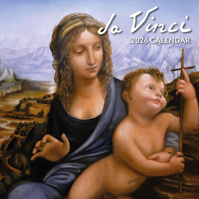 Da Vinci 2026 Premium Square Wall Calendar