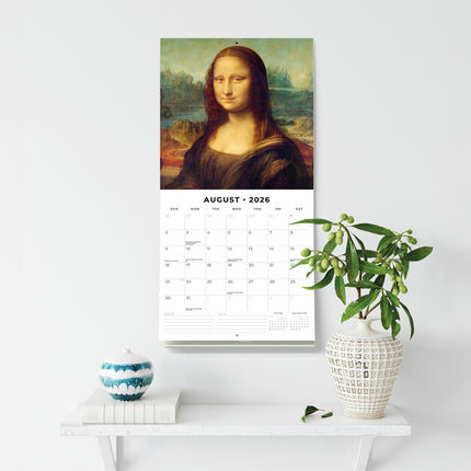 Da Vinci 2026 Premium Square Wall Calendar