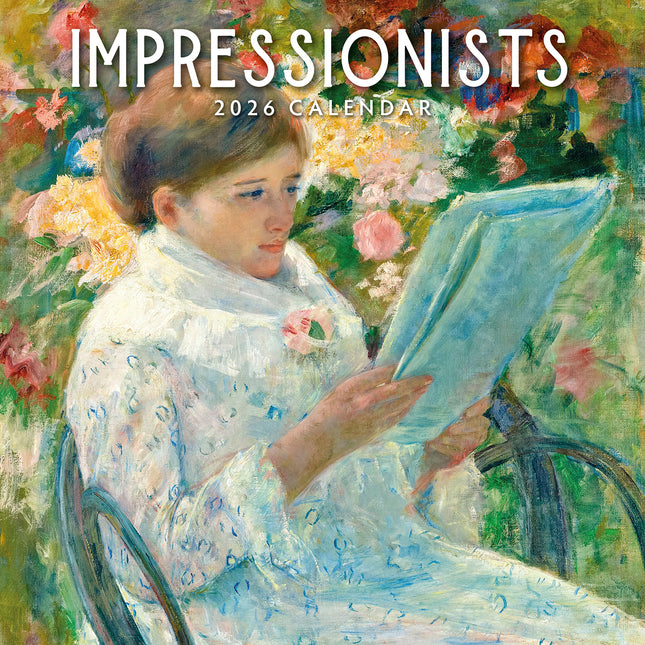 Impressionists 2026 Premium Square Wall Calendar
