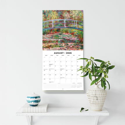 Impressionists 2026 Premium Square Wall Calendar