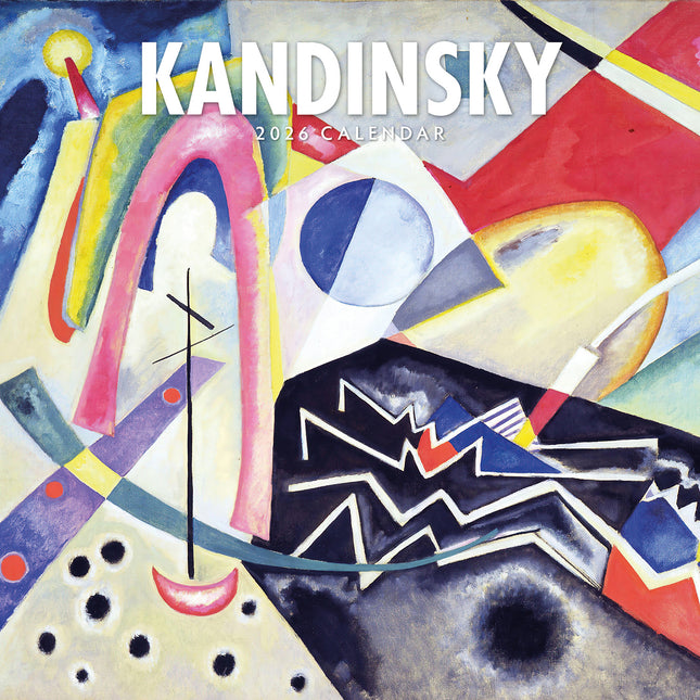 Kandinsky 2026 Premium Square Wall Calendar