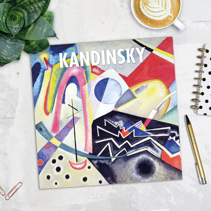 Kandinsky 2026 Premium Square Wall Calendar