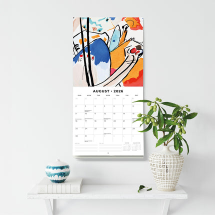 Kandinsky 2026 Premium Square Wall Calendar