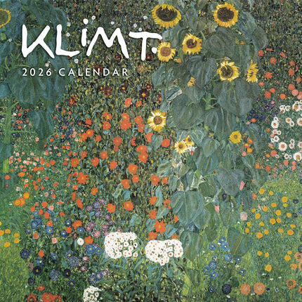 Klimt 2026 Premium Square Wall Calendar