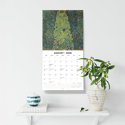 Klimt 2026 Premium Square Wall Calendar