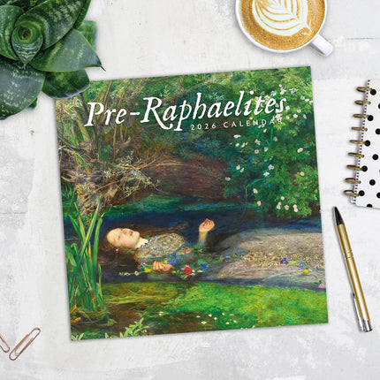 Pre Raphaelites 2026 Premium Square Wall Calendar