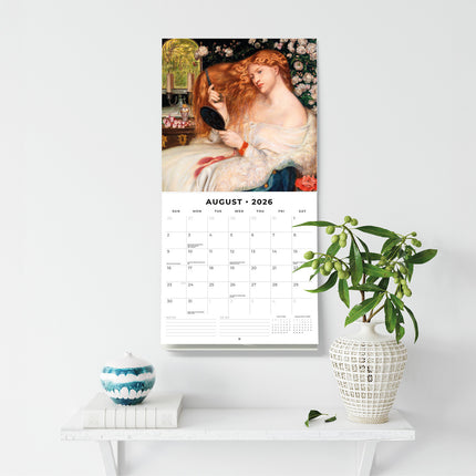 Pre Raphaelites 2026 Premium Square Wall Calendar