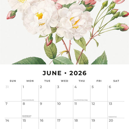 Redoute 2026 Premium Square Wall Calendar