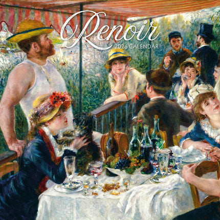 Renoir 2026 Premium Square Wall Calendar