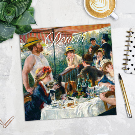 Renoir 2026 Premium Square Wall Calendar