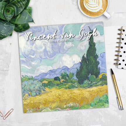Vincent Van Gogh 2026 Premium Square Wall Calendar