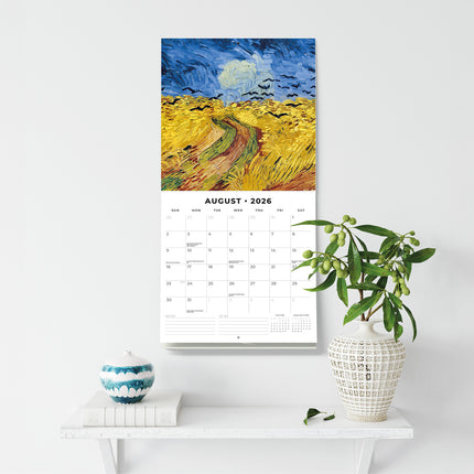 Vincent Van Gogh 2026 Premium Square Wall Calendar