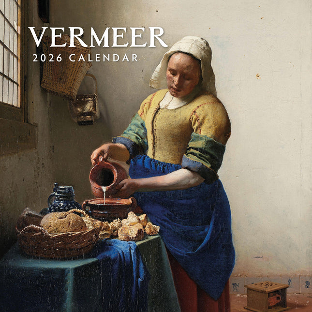 Vermeer 2026 Premium Square Wall Calendar