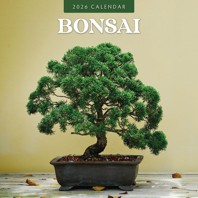 Bonsai 2026 Premium Square Wall Calendar