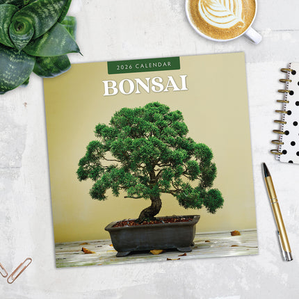 Bonsai 2026 Premium Square Wall Calendar