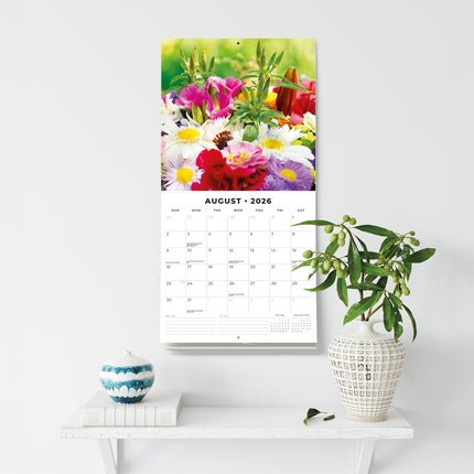 Floral Collection 2026 Premium Square Wall Calendar