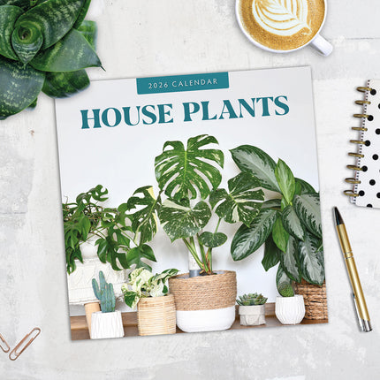 House Plants 2026 Premium Square Wall Calendar