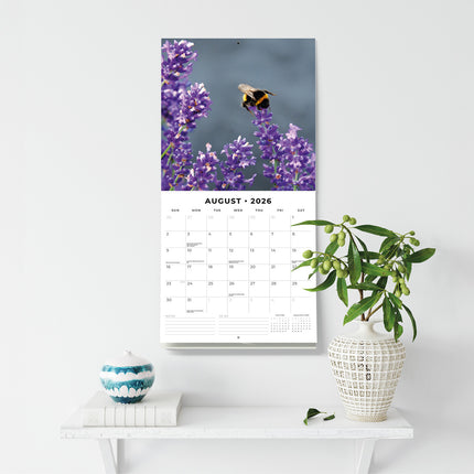 Lavender 2026 Premium Square Wall Calendar