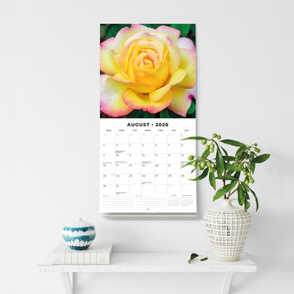 Roses 2026 Premium Square Wall Calendar